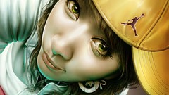 Basketball 3D girls hats