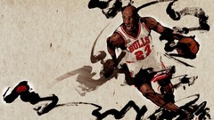 Basketball nba chicago bulls Michael Jordan