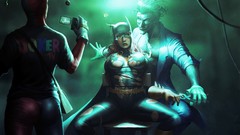 Batgirl harley quinn the joker dc comics