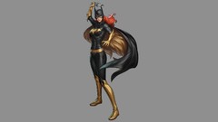 Batgirl Simple Background Artgerm