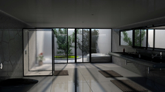 Bathroom houses interior digital