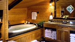 Bathroom towels bathtubs