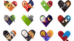 Batman apples Mario star wars android the joker minimalistic 