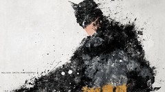 Batman artwork splatters