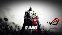 Batman batman arkham city asus harley quinn republic of gamers 