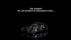 Batman Batman Begins The Dark Knight tumbler Batmobile bruce 