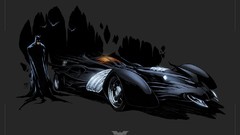 Batman Batmobile artwork