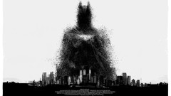 Batman bats Gotham City artwork Batman The Dark Knight Rises