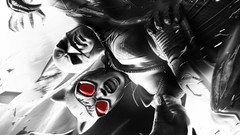 Batman black and white Catwoman batman arkham city pc games 
