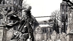 Batman black and white the joker Arkham Asylum