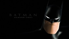 Batman black background artwork Batman The Animated Series