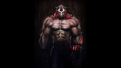 Batman black background dc comics Bane