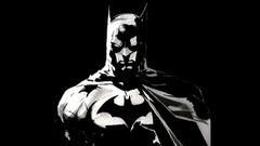 Batman black background monochrome artwork Simple Background