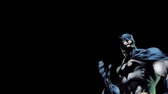 Batman black background The Dark Knight dc comics minimalistic