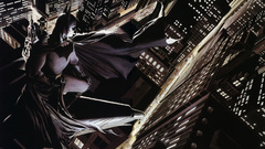 Batman black cityscapes dark