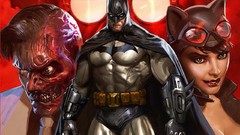 Batman Catwoman comics two-face dc comics