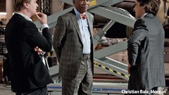 Batman Christian Bale morgan freeman artwork Batman The Dark 