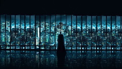 Batman cityscapes architecture buildings