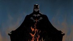 Batman comics flames dc comics