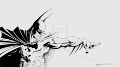 Batman dc comics grayscale