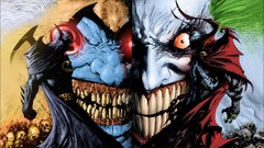 Batman duel Spawn The Dark Knight the joker artwork