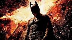 Batman explosions Christian Bale superheroes Batman The Dark 