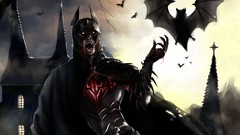Batman fangs Vampires bats fantasy art