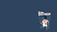 Batman funny minimalistic fake