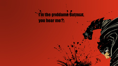 Batman Goddamn Batman red