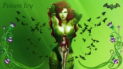 Batman Green woman comics redheads Poison Ivy superheroines