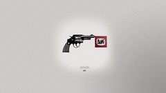 Batman Guns bang the joker minimalistic