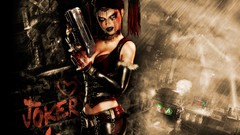 Batman harley quinn artwork Arkham Asylum