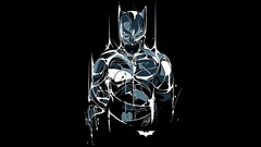 Batman hero bat black background fan art dc comics bruce wayne