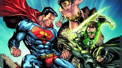 Batman heroes superman Wonder Woman Green Lantern comics 