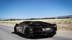 Batman Lamborghini-Aventador Batman Logo