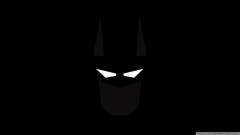 Batman Minimalism eyes dark black black background comic art