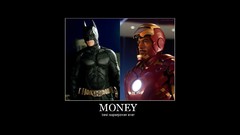 Batman Money Iron Man The Dark Knight funny superheroes tony 