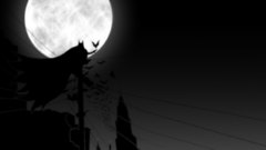 Batman moon big artwork