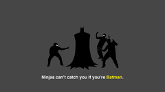 Batman ninjas cant catch