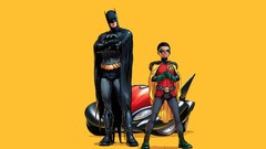 Batman robin minimalistic Batman and Robin