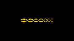 Batman simple black background funny icons zero logos 