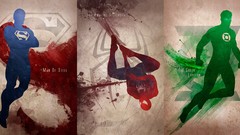 Batman Spider-Man Iron Man superman Green Lantern superheroes 