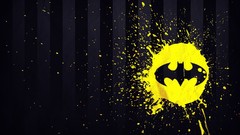Batman stripes dc comics Batman Logo paint splatter