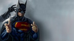 Batman superman funny superheroes artwork
