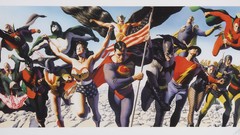 Batman superman Wonder Woman dc comics Alex Ross