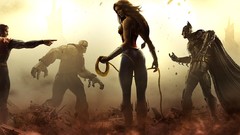 Batman superman Wonder Woman harley quinn solomon grundy dc 