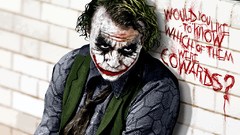 Batman the joker Typography