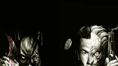 Batman two-face cartoon