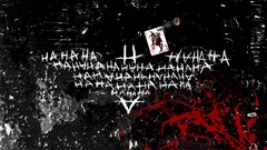 Batman Typography The Dark Knight grunge the joker blood 