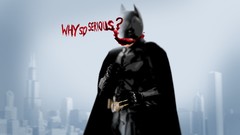Batman Typography The Dark Knight why so serious